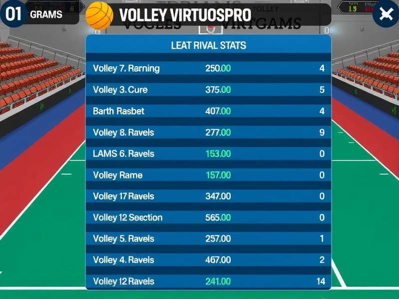 Volley Virtuoso Pro Game Screenshot